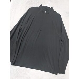 G Fore Pullover Mens XL Golf Quarter Zip Lightweight Performance Black Stretch
